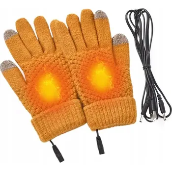 Rukavice Vyhřívané rukavice USB elektrické na běhání kolo procházky