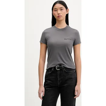 Pánské tričko Bavlněné tričko Karl Lagerfeld Jeans A1W17004 šedá 90X, vel. M