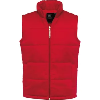 Pánská casual bunda B&C Pánská bodywarmer Barva: red, Velikost: S G_BCJM930