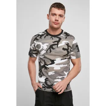 Pánské tričko Urban Classics Pánské tričko s krátkým rukávem Omnigoot maskáčová šedá 7XL