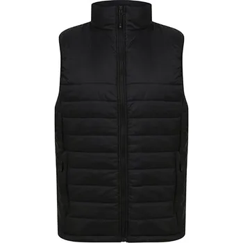Pánská vesta Henbury Unisex polstrovaná vesta a Barva: black, Velikost: 3XL G_W875