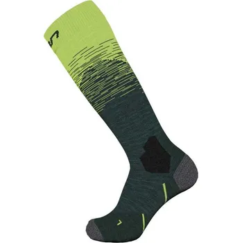 Pánská móda Lyžařské ponožky Elan ALL MOUNTAIN PERFORMANCE L+R 25/26 - forest green/lime / 39-42 EU