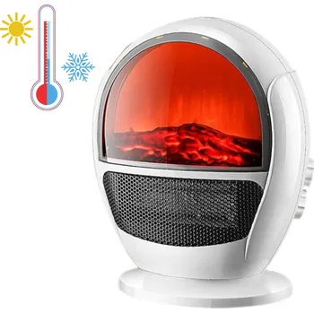 Topidlo ADM Krbové topení s ventilátorem bílé 1500W