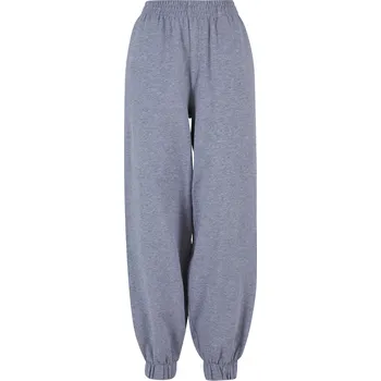 Dámské kalhoty Build Your Brand Dámské balonové teplákové kalhoty s vysokým pasem Barva: heather grey, Velikost: 3XL G_BY265