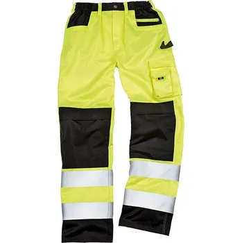 Pánské kalhoty Result Bezpečnostní nákladní kalhoty Barva: Fluorescent Yellow, Velikost: 3XL G_RT327