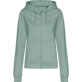 Dívčí mikina Just Hoods Women´s College Zoodie Barva: Dusty Green, Velikost: XXL G_JH050F
