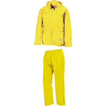 Pláštěnka Result Nepromokavá souprava bundy a kalhot Barva: Neon Yellow, Velikost: XXL G_RT95A