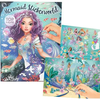 omalovánky Kreativní sešit Top Model Mermaid 240 samolepek