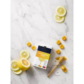 Bonbon Manuka Health New Zealand Limited Bonbóny s Manukovým medem MGO 400+ a vit. C, ochucené citrónem 65 g