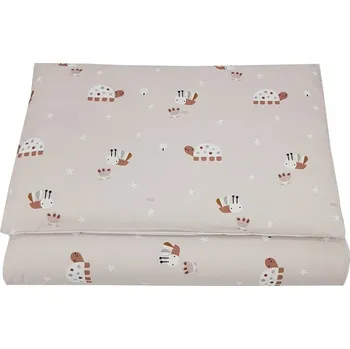 Povlečení EKO Prádlo ložní 2dílné bavlněné s potiskem Bees Beige 40x60 cm, 90x120 cm