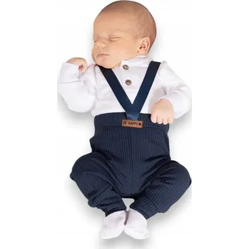 Chlapecké kalhoty s laclem tmavě modré Nicol, vel. 62