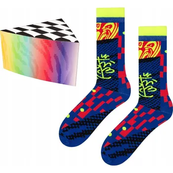 Pánská móda Ponožky FLUO UV dámské ZOOKSY 36-40 dlouhé barevné vtipné