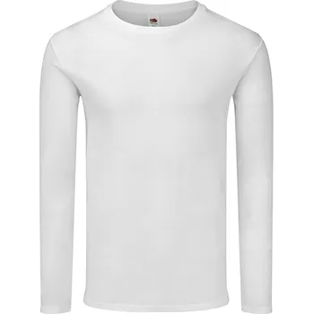 Pánské tričko Fruit of the Loom Kultovní 150 dlouhý rukáv T Barva: white, Velikost: XL G_F244