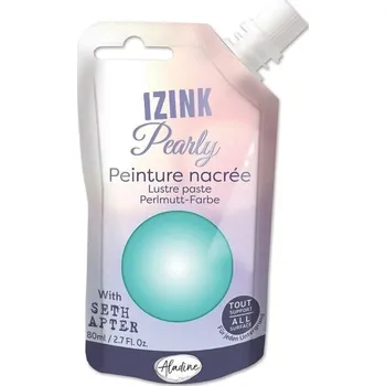 Výtvárné potřeby Aladine Izink Pearly Efektová barva Mint Green 80 ml 1 ks