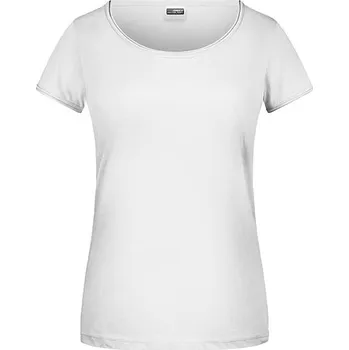 James&Nicholson Dámské- Tričko Barva: Šedá, Velikost: XS G_JN8001