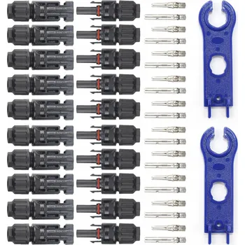 Bezpečnostní kamera KONEKTOR MC4 PRO SOLÁRNÍ PANEL + - 10 KS FOTOVOLTAICKÝ SET / SADA