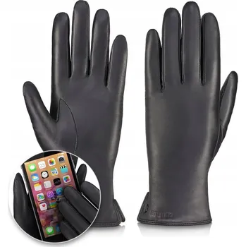 Rukavice Betlewski dámské pětiprsté rukavice z pravé kůže, velikost XL