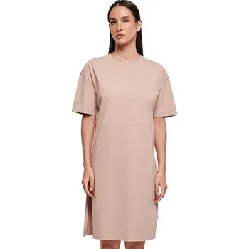 Build Your Brand Dámské organické oversized triko s rozparkem Barva: Černá, Velikost: S G_BY181