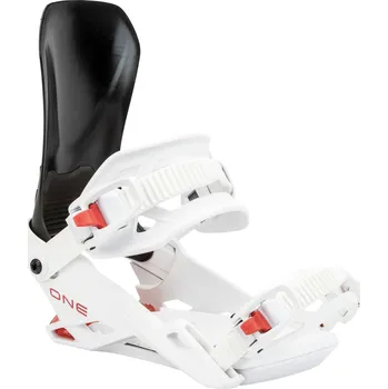 Vázání na snowboard Vázání na snowboard Nitro ONE 25/26 - black/white/red / L