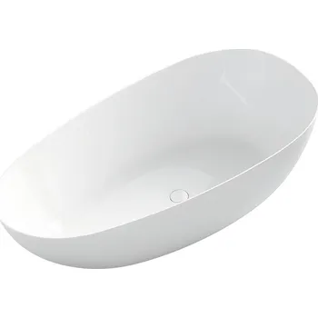 Vana CERANO - Volně stojící akrylátová vana Unica - bílá lesklá - 170x80 cm