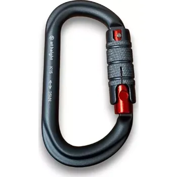 karabina Karabina AT HEIGHT K15 ALU OVAL TRIPLE ACTION Dark Grey