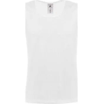 Pánské tričko B&C Tílko Athletic Move Barva: white, Velikost: XL G_BCTM200