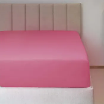 Prostěradlo Jiří Polášek Napínací jersey prostěradlo tmavě růžové č. 12 Velikost: 160x200 na výšku 19-22 cm
