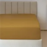 Podpěrová s.r.o. Napínací jersey prostěradlo HOŘČICE č. 66 Velikost: 200x220 na výšku 19-22 cm