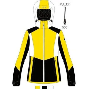 Dámská bunda AST AB8X 24/25 - yellow/white/black / M