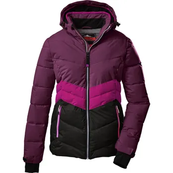 Dámská bunda Killtec KSW 1 22/23 - black/neon orchid/dark raspberry / S