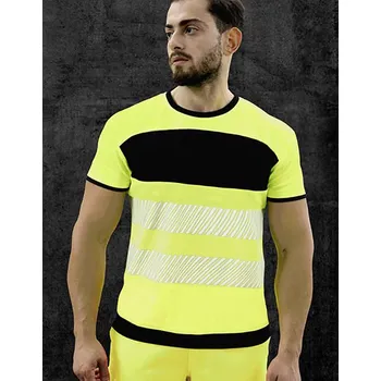 Pánské tričko Korntex EOS Hi-Vis pracovní tričko Barva: Oranžová, Velikost: 5XL G_KX1000