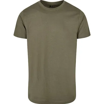 Build Your Brand Basic basic tričko s kulatým výstřihem Barva: olive, Velikost: 4XL G_BYBB010