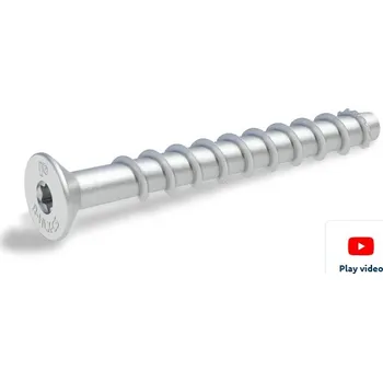 Hmoždinka RAWLPLUG R-HLX Kotva šroubovací do betonu zápustná hlava ZINC FLAKE Varianta: 7,5 x 50 mm