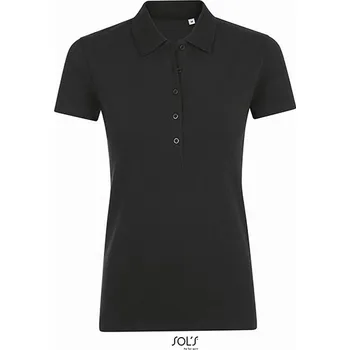 Dámské tričko SOL´S Dámské Phoenix Polo Barva: black, Velikost: XXL G_L01709