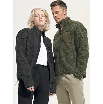 Pánská casual bunda SOL´S Unisex bunda Sherpa Fury Barva: Béžová, Velikost: 3XL G_L04042