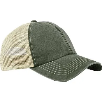 Kšiltovka Beechfield 6 Panel Vintage Trucker Barva: Vintage Olive, Velikost: One Size G_CB672