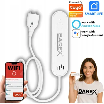 Senzor Detekce Úniku Vody Smart WiFi Tuya - Alarm 80dB