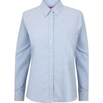 Dámská košile Henbury Dámská klasická košile Oxford s dlouhým rukávem Barva: Blue Oxford, Velikost: 3XL G_W511