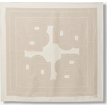 Šátek Hedvábný šátek BOSS Lainy 50536118 béžová 80A, vel. ONE SIZE