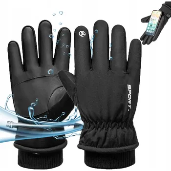 Rukavice LYŽAŘSKÉ RUKAVICE PÁNSKÉ ZIMNÍ TERMOAKTIVNÍ VODĚODOLNÉ