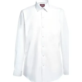 Pánská košile Brook Taverner Pánská košile Classic Fit s dlouhým rukávem Titan Barva: white, Velikost: 22 (55) G_BR4565