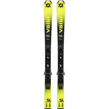 Sjezdové lyžování Lyže Völkl RACETIGER JR YELLOW + 4.5 VMOT JR 25/26 - 80 cm