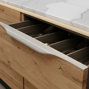 Interex design Frézovací úchytka LUTRA / Hliník 146 mm