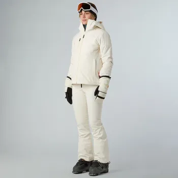 Dámské kalhoty Dámské lyžařské kalhoty The North Face Snoga Regular white dune/white dune