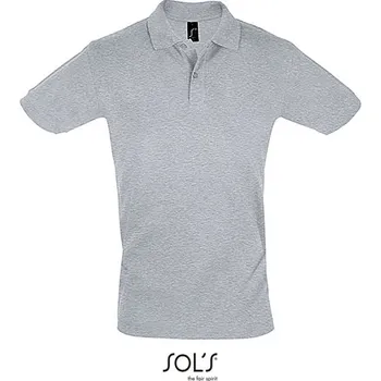 Pánské tričko SOL´S Pánská polokošile Perfect Barva: Grey Melange, Velikost: 4XL G_L525