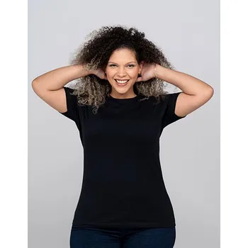 Dámská móda JHK Dámské tričko Curves Barva: Černá, Velikost: M G_JHK601