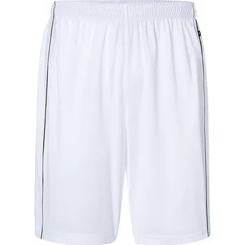 James&Nicholson Týmové šortky Barva: white, Velikost: L G_JN387