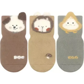 Dámské ponožky Teplé protiskluzové ponožky - STŘEDNĚ HNĚDÉ - (24-36m) L (Značka: 4MOREWEI)