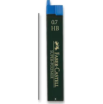 Tuhy Faber-Castell Super-polymer, 0,7 mm - tvrdost HB