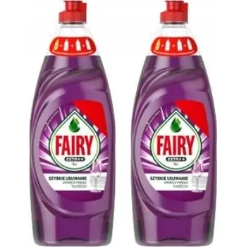 Mycí prostředek Fairy Extra+ Prostředek na mytí nádobí duopack Bez, 2 x 650 ml